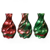 EL3D® Dual Color, split diameter PLA, Silky Green/Red, 1Kg, 1.75