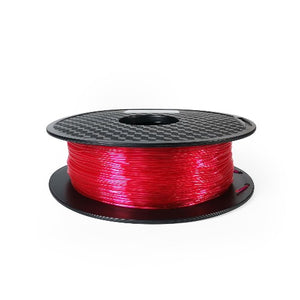 EL3D® TPU Flexible Transparent Red, .8Kg, 1.75