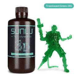 Std Photopolymer Resin Trans Green 1K