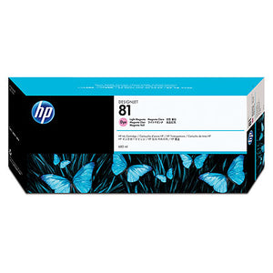 HP C4935A HP #81 Light Magenta Dye Ink Cartridge For Designjet 5000 Series