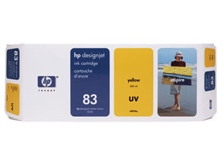 HP C4943A HP #83 Yellow Uv Ink Cartridge For Designjet 5000 Series