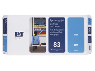 HP C4961A HP #83 Cyan UV Printhead & Cleaner For Designjet 5000 Series