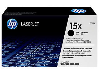 HP C7115X #15X High Yield Toner for LaserJet 1200