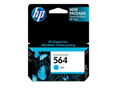 HP CB318WN #564 Cyan Ink Cartridge Sensormatic