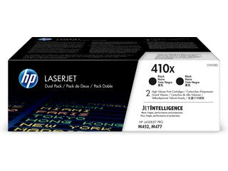 HP 410X Black High Yield Toner Twin Pack (CF410XD) M452 M477
