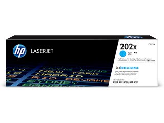 HP CF501X #202X Cyan HY Toner For Color Laserjet Pro M254/M280 Series