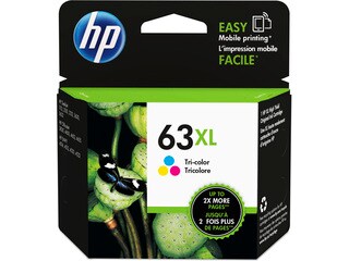 HP F6U63AN #63XL Tri-colour Ink For Deskjet 1110, 2130, 3630 / Envy 4520