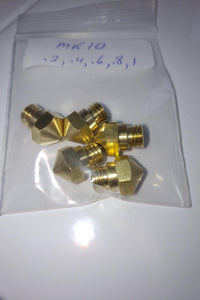 MK10 M7 Brass Nozzle Variety pk