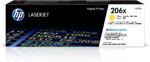 HP W2112X HP 206X Yellow Original High Yield LaserJet Toner